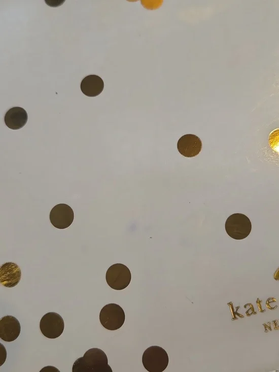 Kate Spade New York Golden Metallic Confetti Zipper Pencil Pouch - Picture 5 of 7